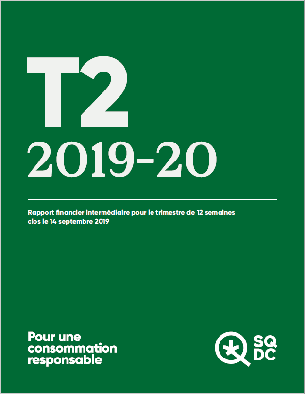 Rapport financier intermédiaire pour le trimestre de 12 semaines clos le 14 septembre 2019